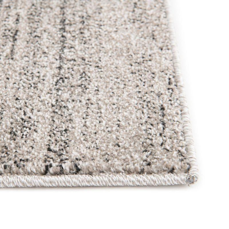 Unique Loom Del Mar Collection Area Rug - Sarah (9'  x 12' Rectangle Light Gray/Gray)