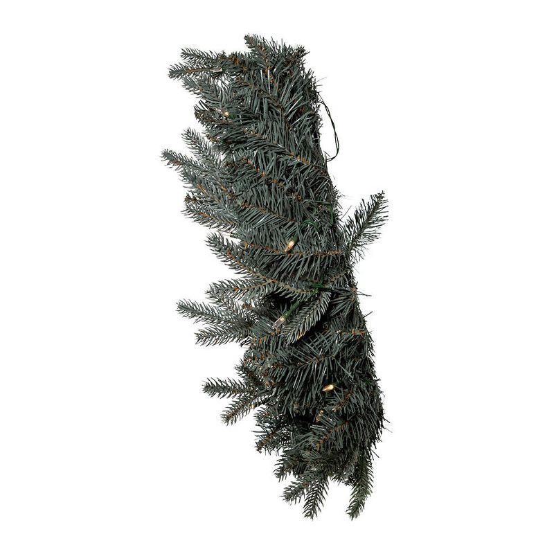 Kurt Adler 24" Lighted Polyvinyl Chloride (PVC) Wreath