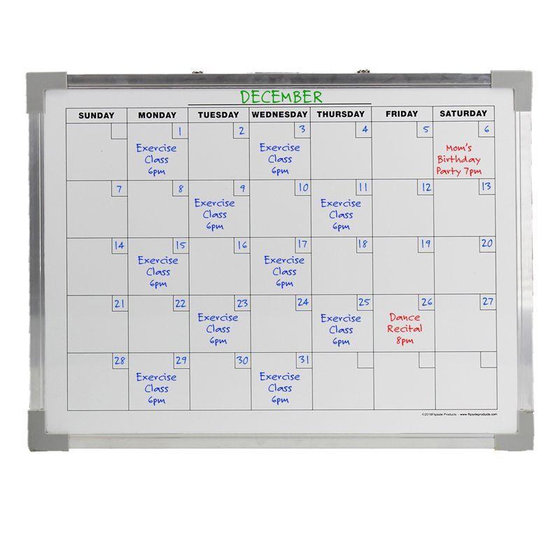 Flipside Products Wall Mounted Magnetic Wall Calendar, 18" x 24"