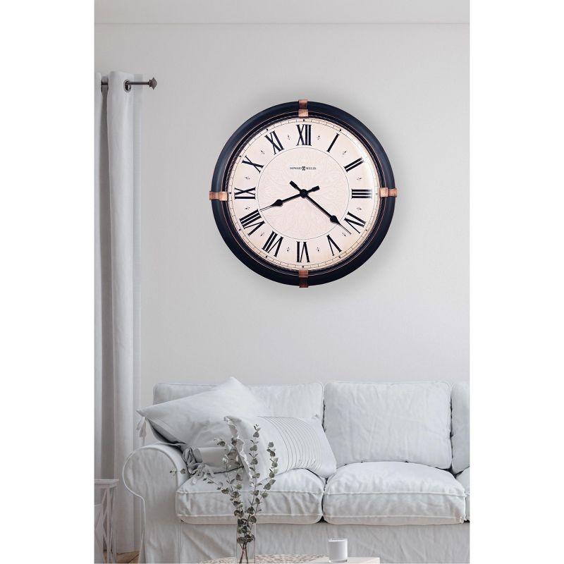 Howard Miller Atwater Wall Clock 625498 Metal