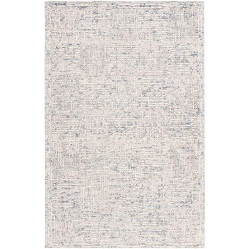 Abstract ABT275 Hand Tufted Indoor Area Rug - Light Blue/Ivory - 5'x8' - Safavieh