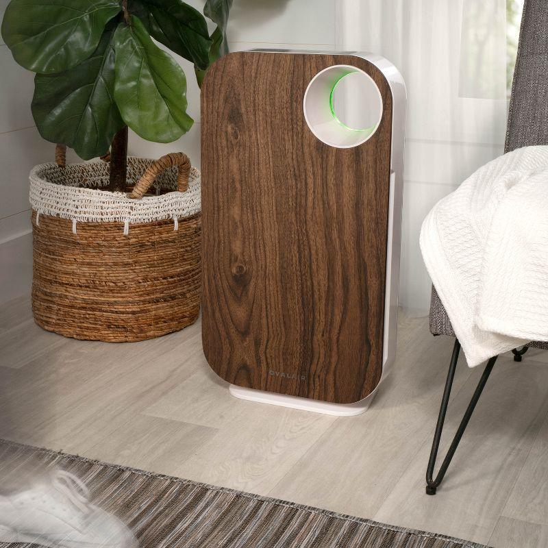 OVAL AIR 3-Stage H13 True HEPA 5-in-1 Air Purifier reduces Allergies, Asthma, Pets, Odor, Smoke