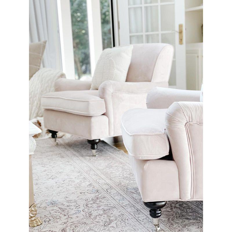 Chloe Club Chair - MCR4571 - Blush - Safavieh