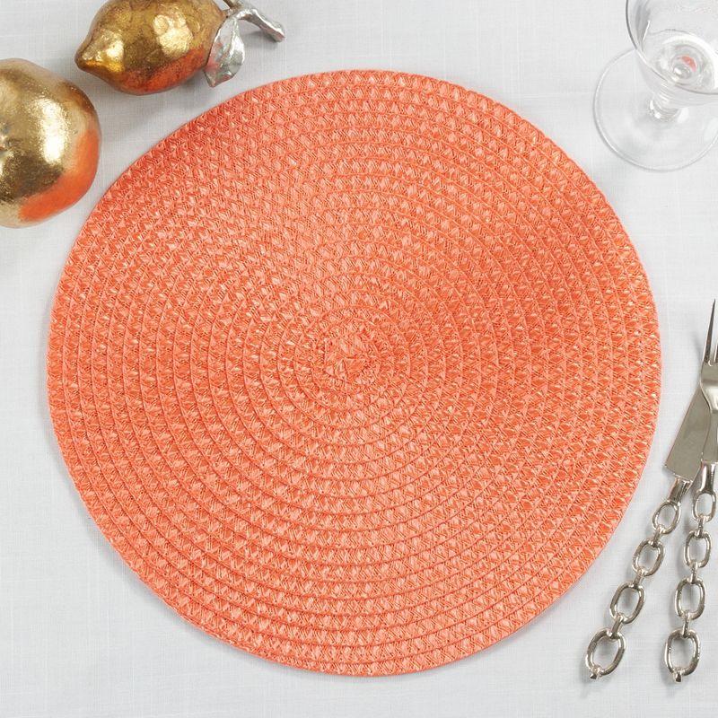 Brielle Polypropylene Plastic Round Placemat