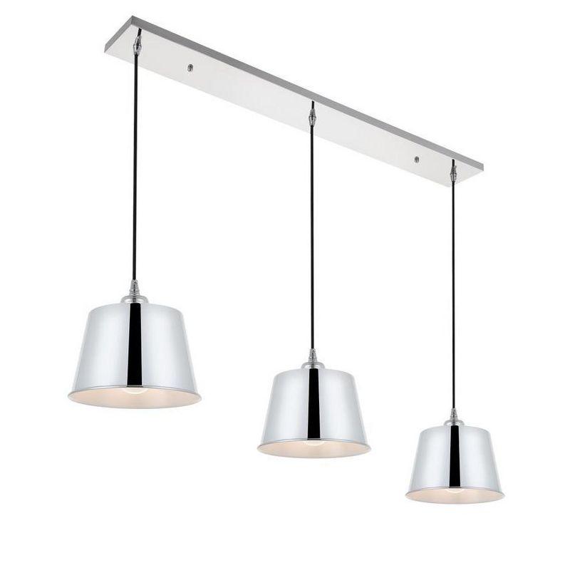 Elegant Lighting Nota 3 light chrome Pendant