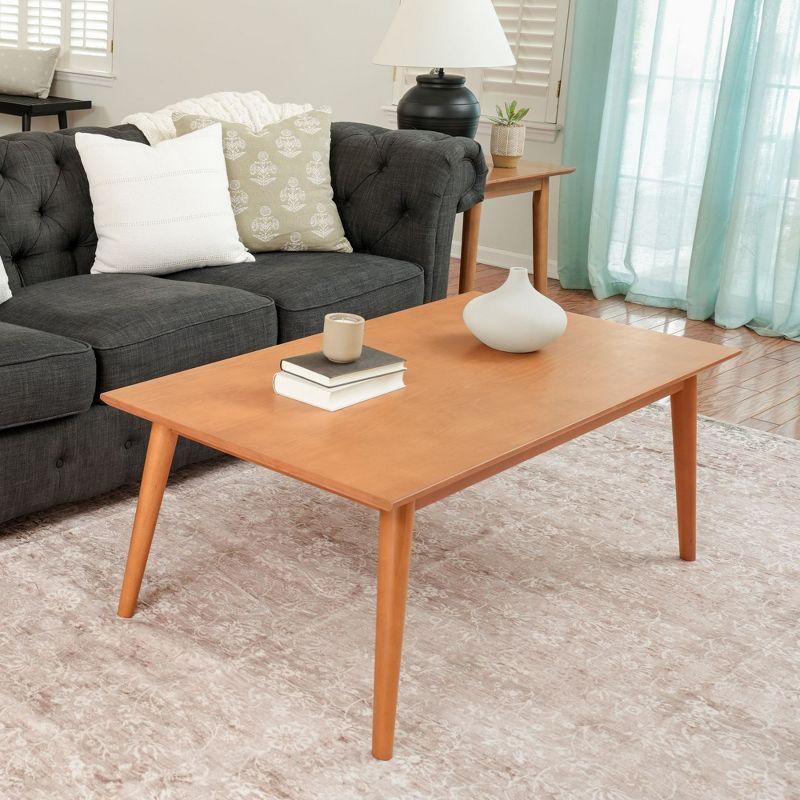 Leaford Solid Wood Single Coffee Table