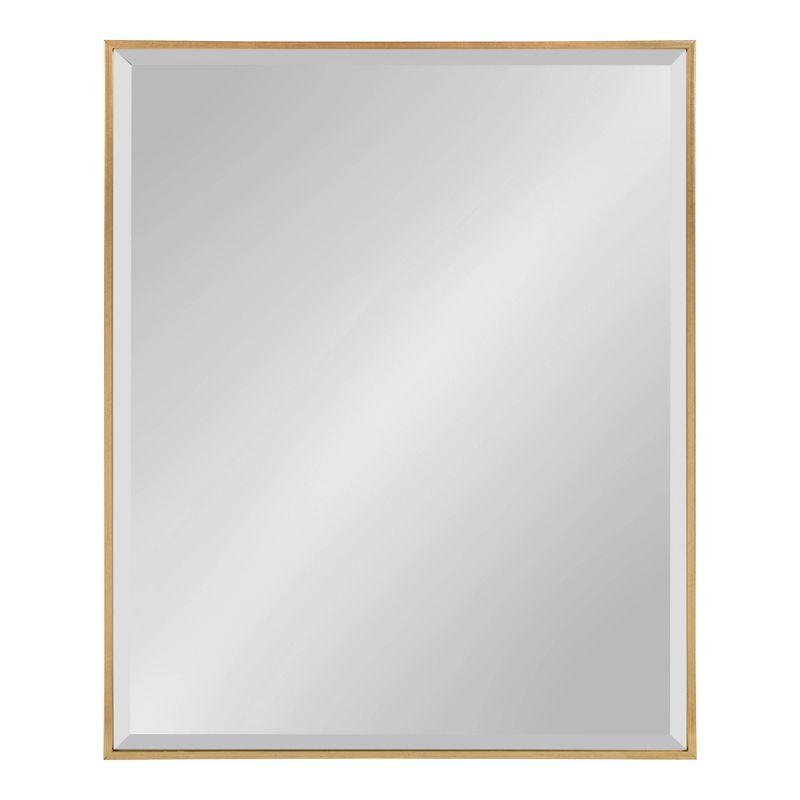 22.75" x 28.75" Rhodes Framed Wall Mirror Gold - Kate and Laurel