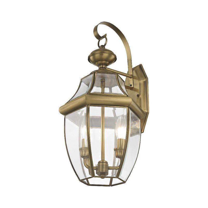 Livex Lighting Monterey 2 - Light Wall Light in  Antique Brass