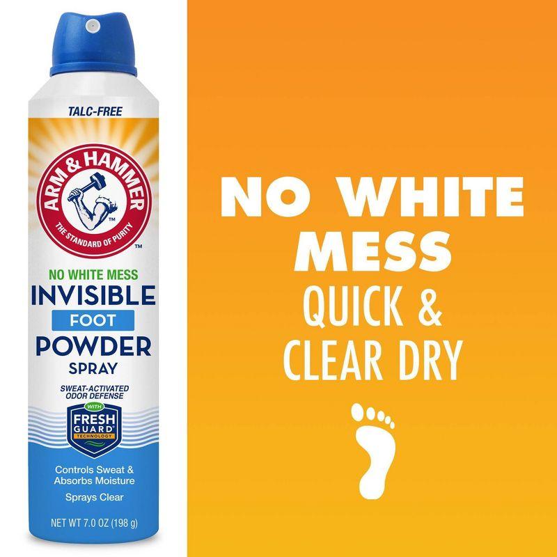 Arm & Hammer Invisible Spray Foot Powder - 7oz