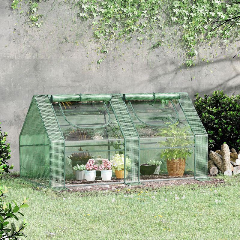 Outsunny 70.75" W x 35.5" D Mini Greenhouse