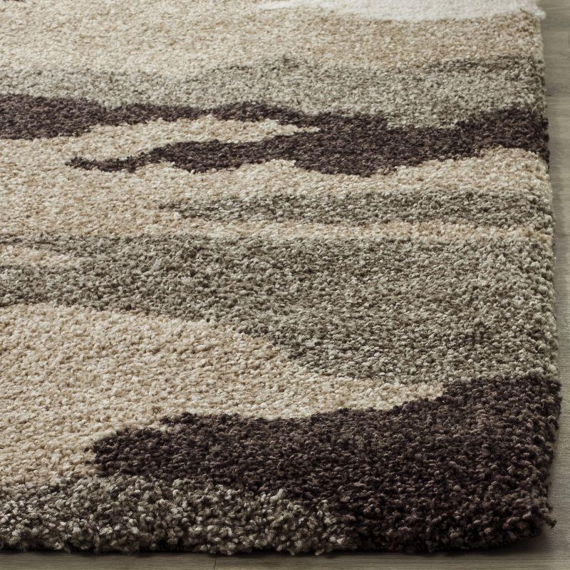 Florida Shag SG453 Power Loomed Indoor Area Rug - Beige/Multi - 8'x10' - Safavieh.