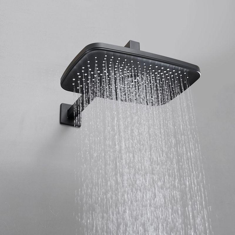 Single Handle 1 Spray System Shower Faucet 2.5 GPM with Adjustable Flow Hand Shower Kit