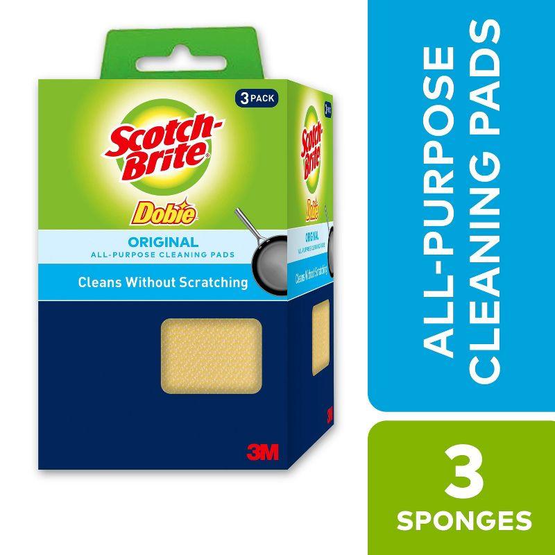 Scotch-Brite Dobie Cleaning Pads - 3ct