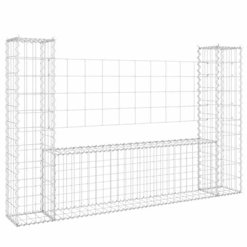 VidaXL Silver Metal Fence Panel