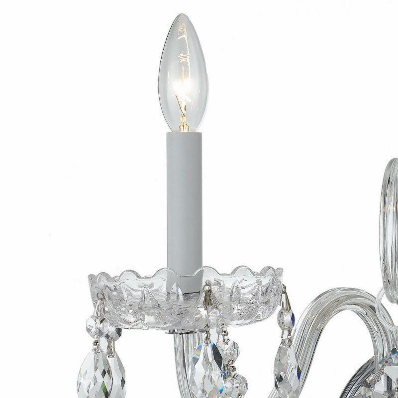 Crystorama Lighting Traditional Crystal 2 - Light Sconce in  Polished Chrome