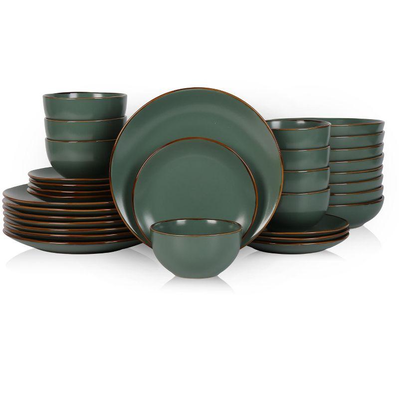 Brasa 32-Piece Dinnerware Set Stoneware