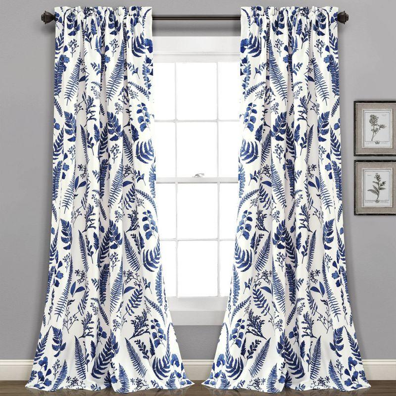 Devonia Polyester Room Darkening Curtain Pair