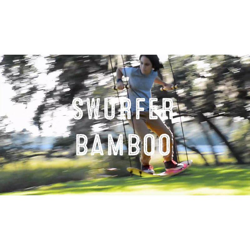 Flybar Swurfer The Original Surf Swing - Bamboo