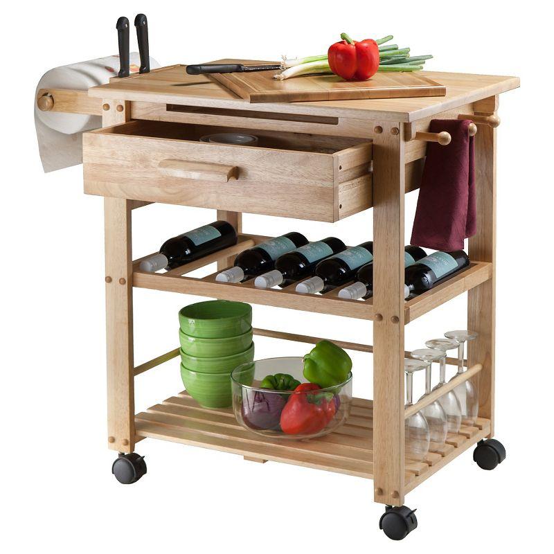 Schulenburg Wood Kitchen Cart