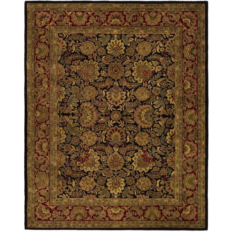Classic CL359 Hand Tufted Area Rug - Navy/Red - 8'3"x11' - Safavieh.
