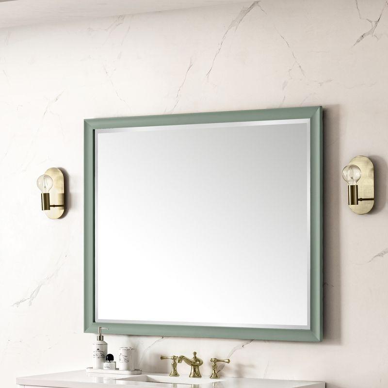 Glenbrooke Solid Wood Flat Wall Mirror