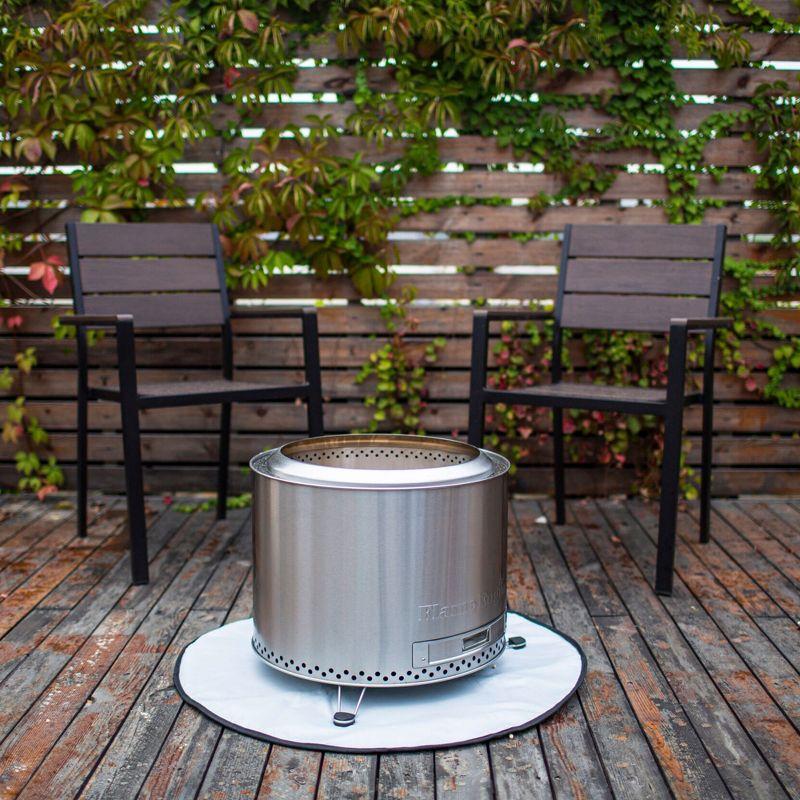 Circular Stainless Steel Smokeless Fire Pit with Carry Bag