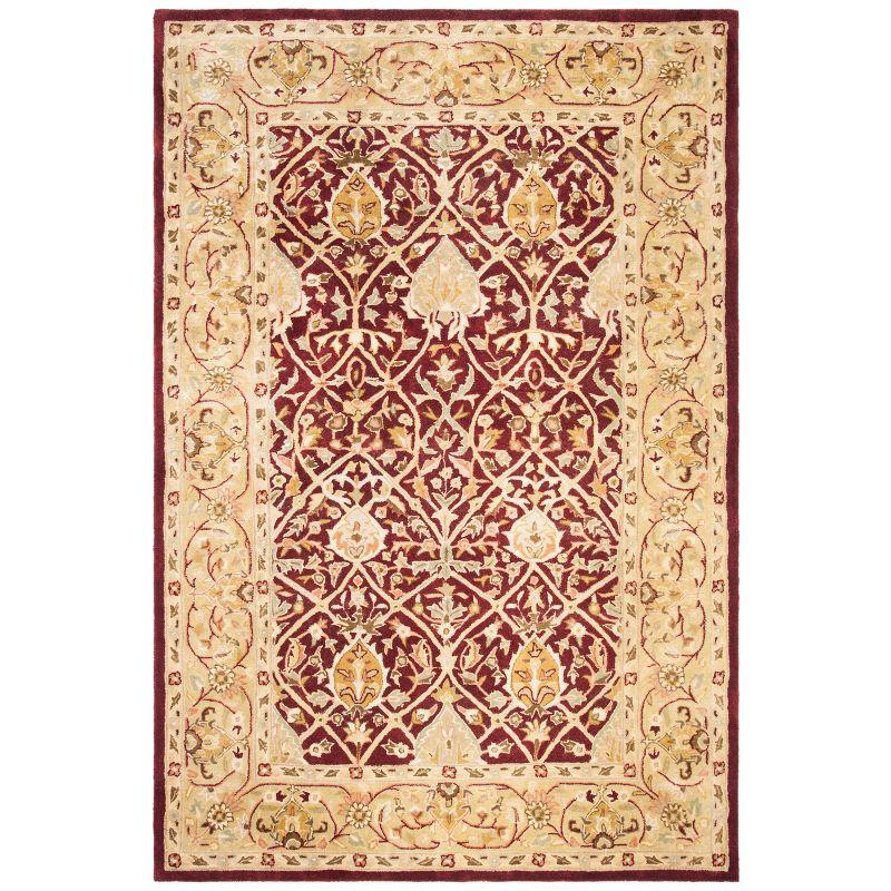 Persian Legend PL819 Hand Tufted Indoor Area Rug - 5'x8' - Red/Gold - Safavieh