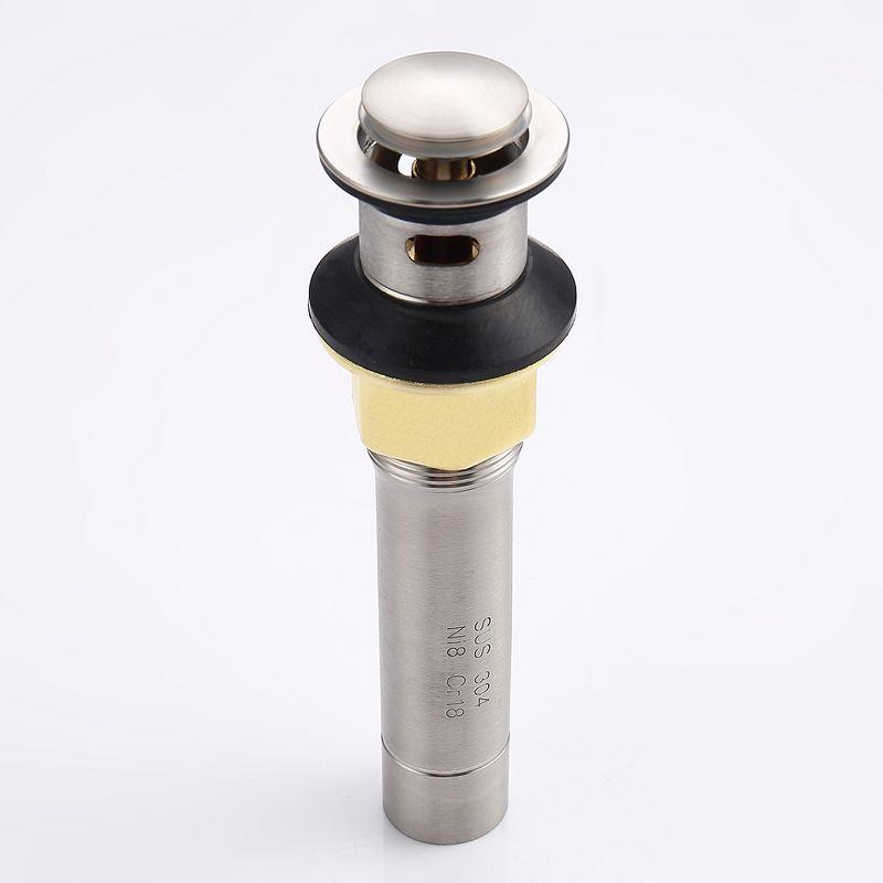 Pop-Up Bathroom Sink Drain with Overflow