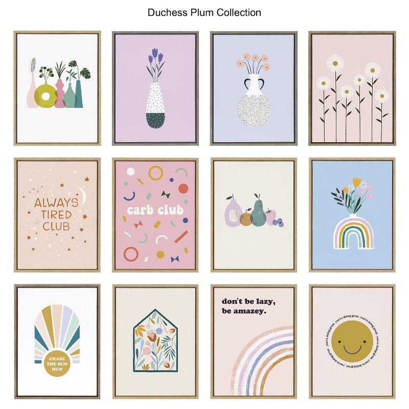 " Happy Flowers " by Duchess Plum (Aislinn Simmonds) Painting Print