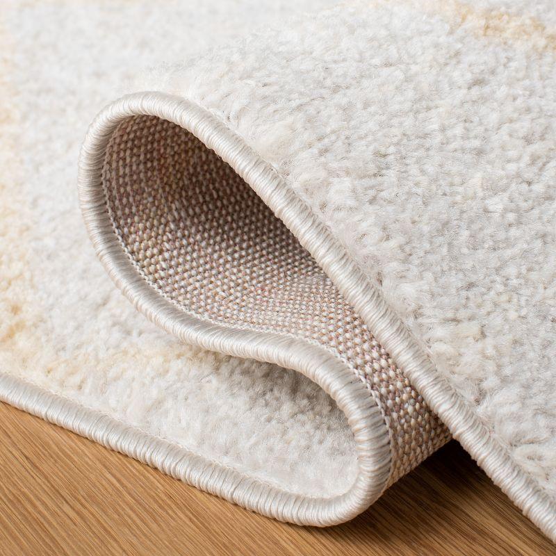 Adirondack ADR241 Non-Shedding Power Loomed Indoor Runner Rug - Ivory/Gold - 2'6"x8' - Safavieh