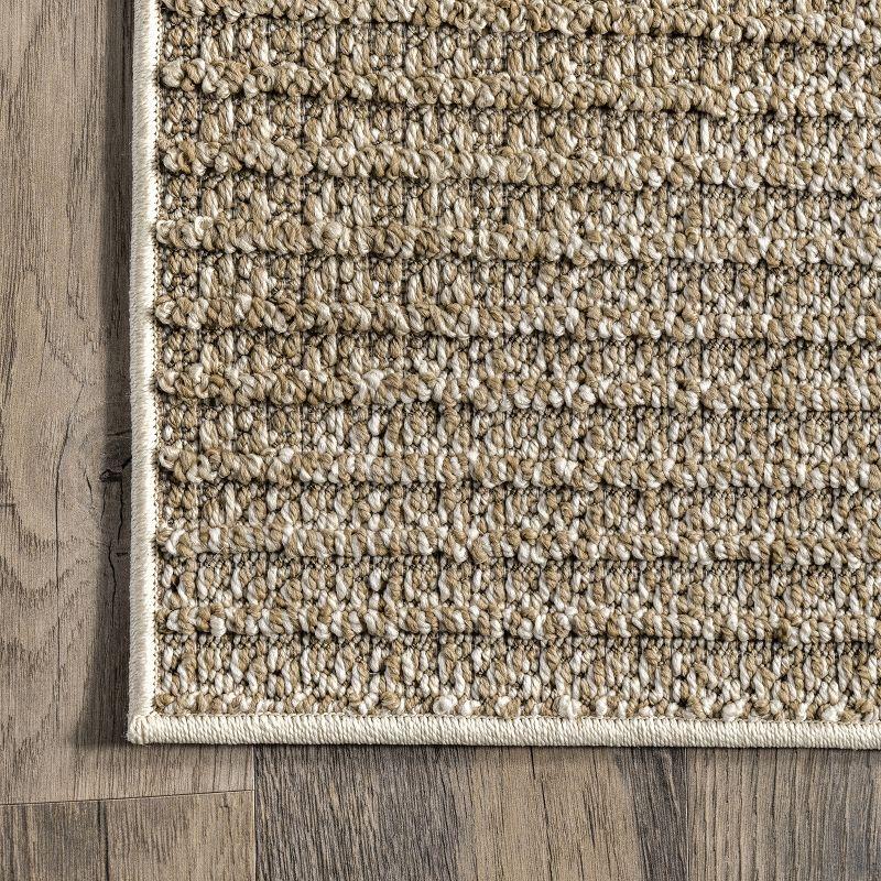 nuLOOM Tinslee Textured Farmhouse Area Rug