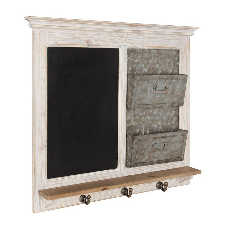 Kate and Laurel Solid Wood Wall Organizer