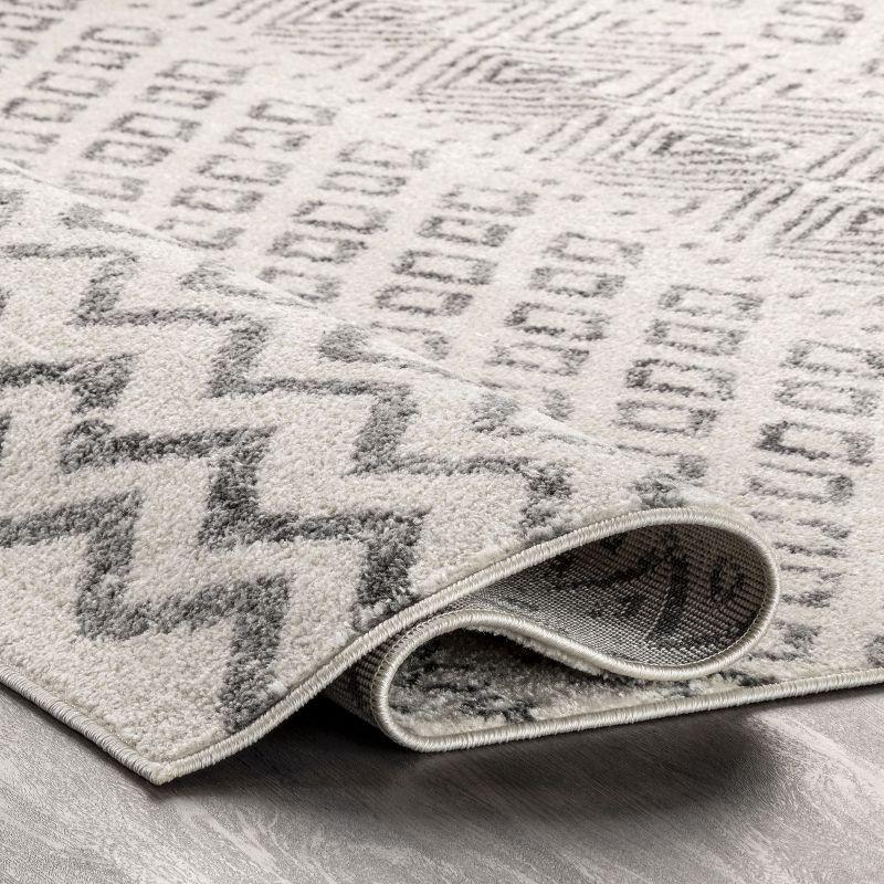 Nuloom Kenzie Geometric Stripes Area Rug