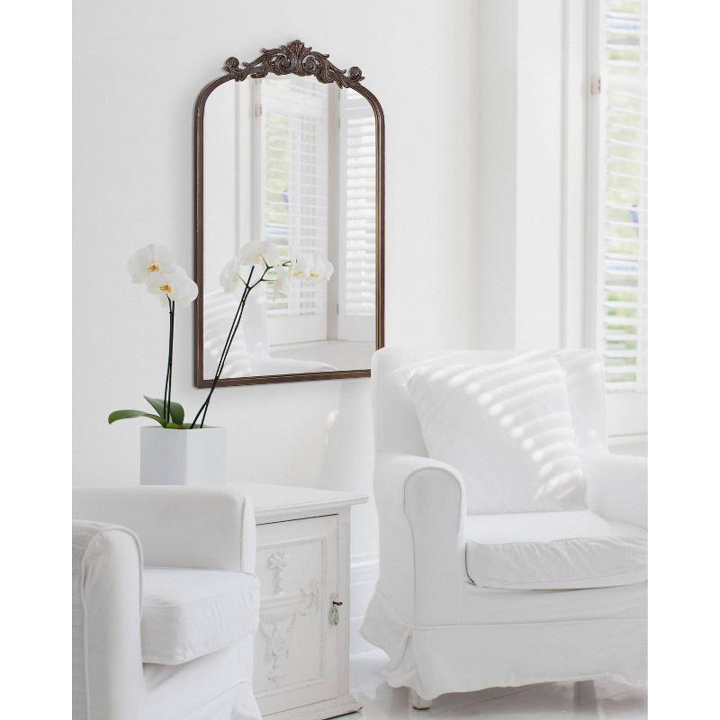 Fleur De Lis Living Anglo Metal Flat Mirror
