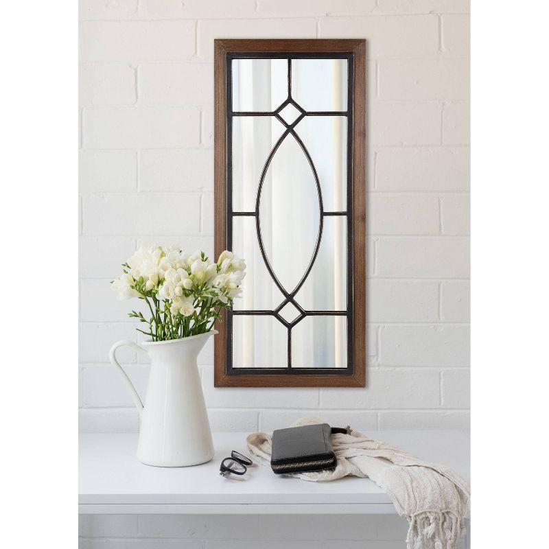 Bakersfiel Windowpane Wall Mirror - Kate & Laurel All Things Decor