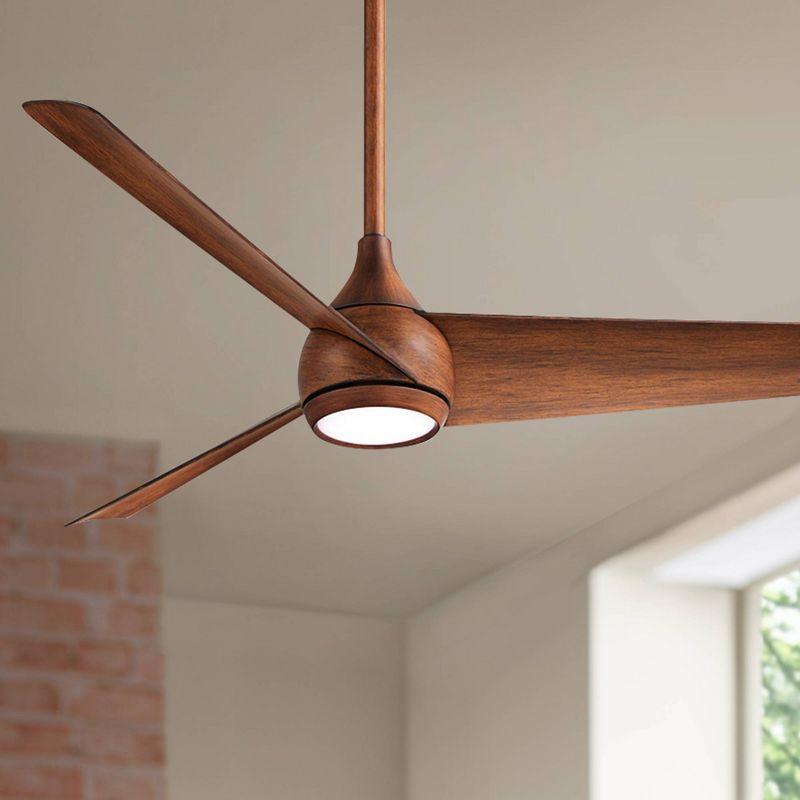 Minka Aire 52'' 3 - Blade LED Smart Standard Ceiling Fan with Remote Control and Light Kit Included