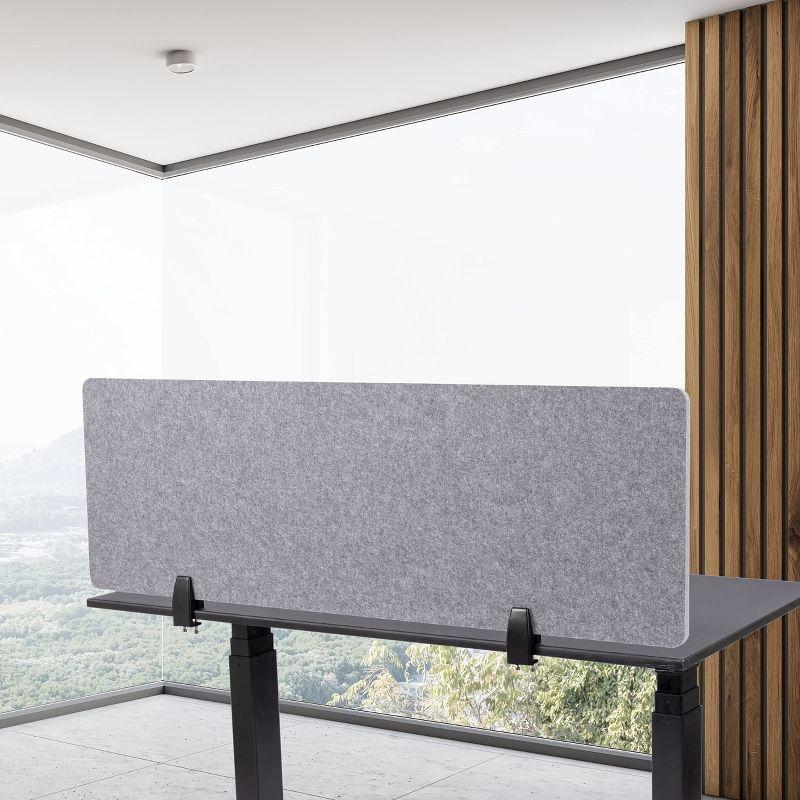 Stand Up Desk Store Fabric 1 Panel Desk Partition