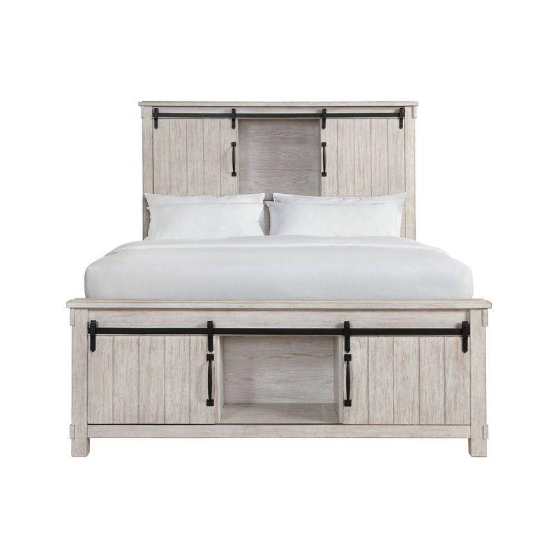 Queen Jack Platform Storage Bed White - Picket House Furnishings