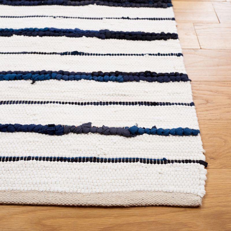 Montauk MTK623 Hand Woven Area Rug - Navy/Ivory - 4'x6' - Safavieh.