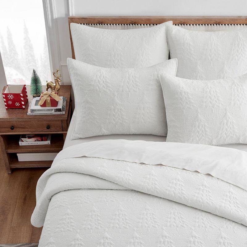 O Christmas Tree White Bedspread Set - Levtex Home