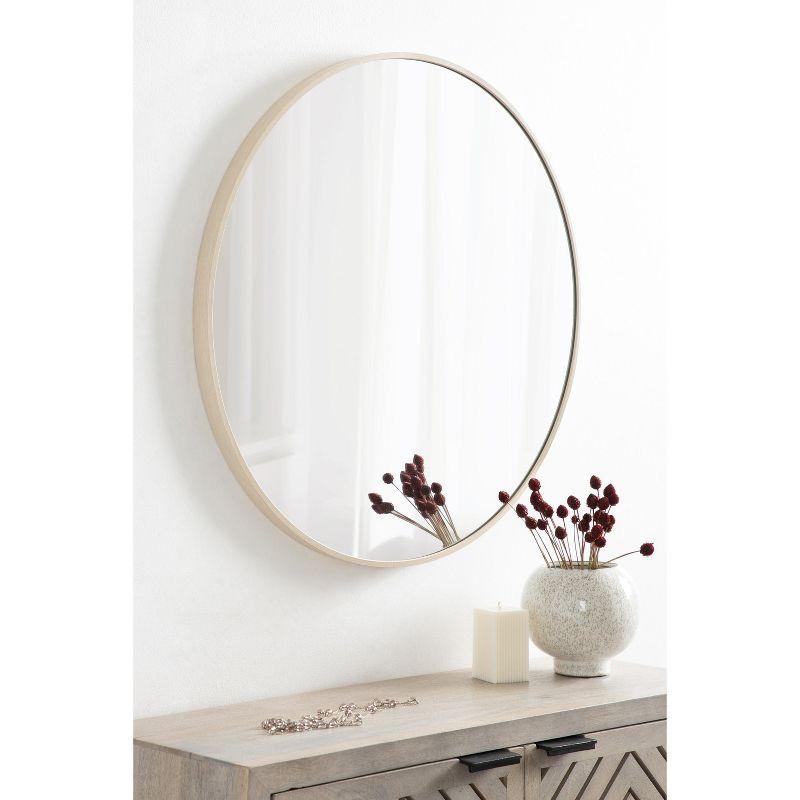 Kate and Laurel Zayda Metal Round Mirror