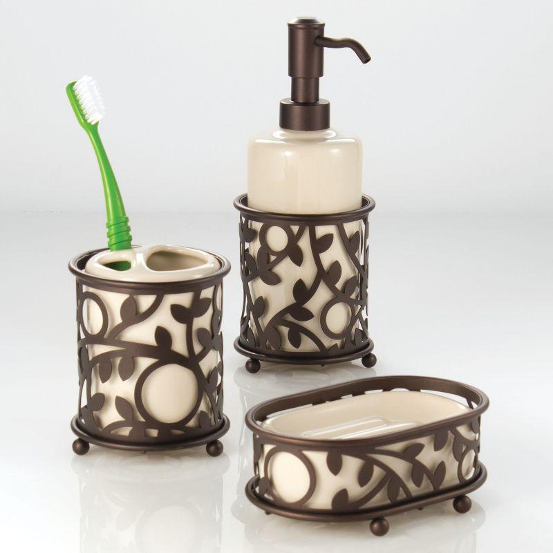 iDesign Vine Ceramic / Porcelain Soap Dispenser
