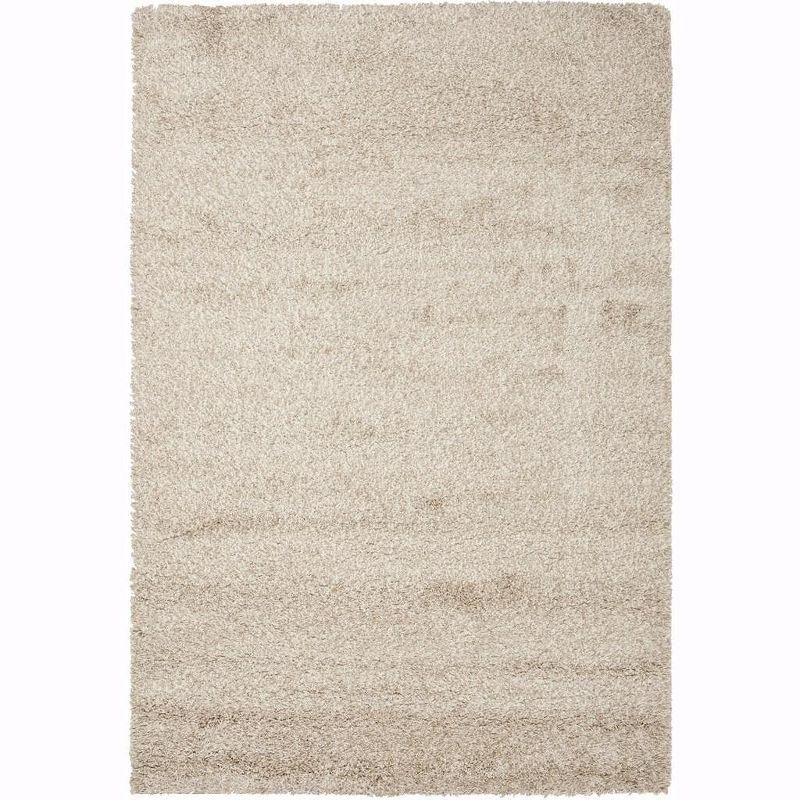 Santa Monica Shag SGN725 Power Loomed Indoor Area Rug - Beige - 4'x6' - Safavieh.