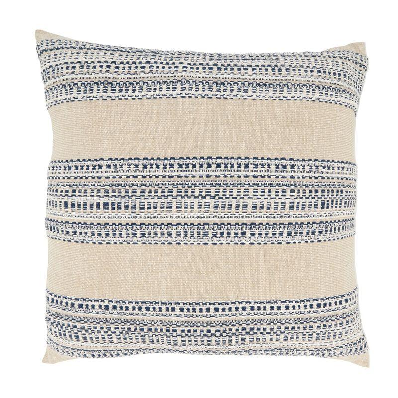Saro Classic Charm Striped Throw Pillow Cover