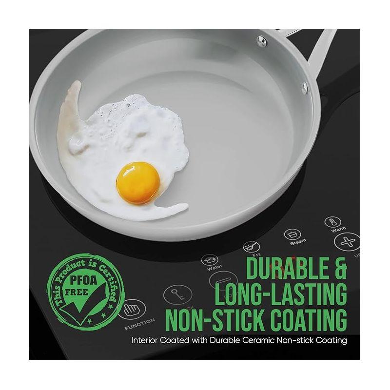 NutriChef NutriChef Stainless Steel Non-Stick Frying Pan