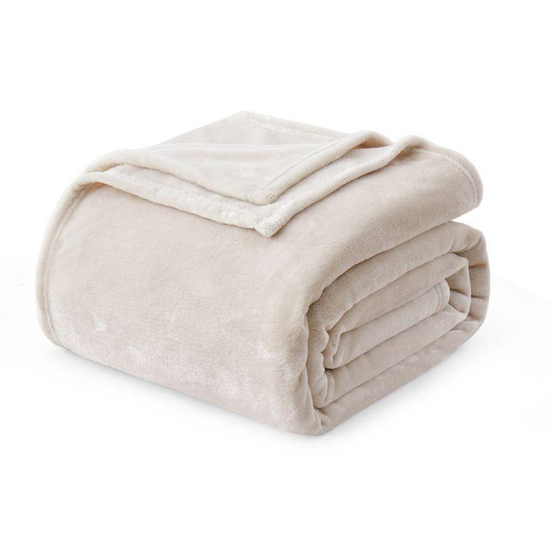 Peace Nest Lightweight Plush Fuzzy Flannel Blanket, Rversible Soft Throw Blanket