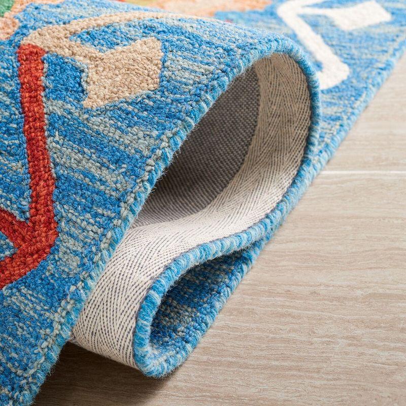 Aspen APN417 Hand Tufted Area Rug - Light Blue/Beige - 5'x8' - Safavieh.