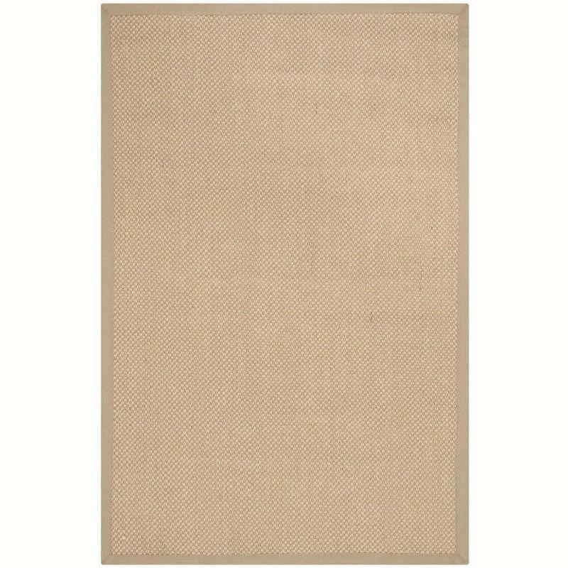 Natural Fiber NF141 Power Loomed Indoor Area Rug - Maize/Linen - 4'x6' - Safavieh