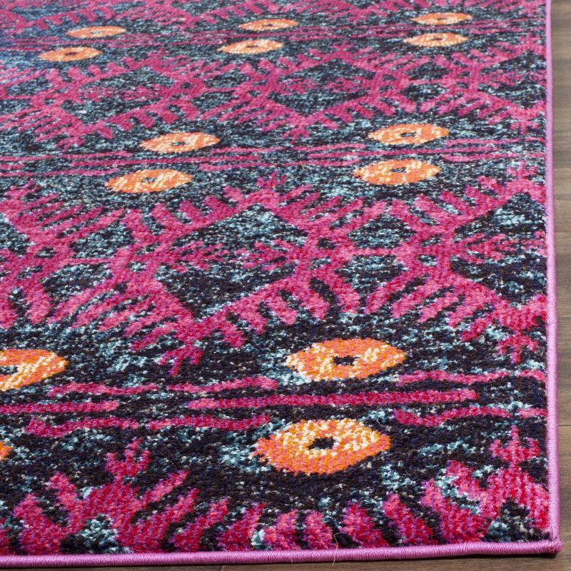 Monaco MNC213 Power Loomed Indoor Area Rug - Pink/Multi - 8'9"x11'9" - Safavieh.