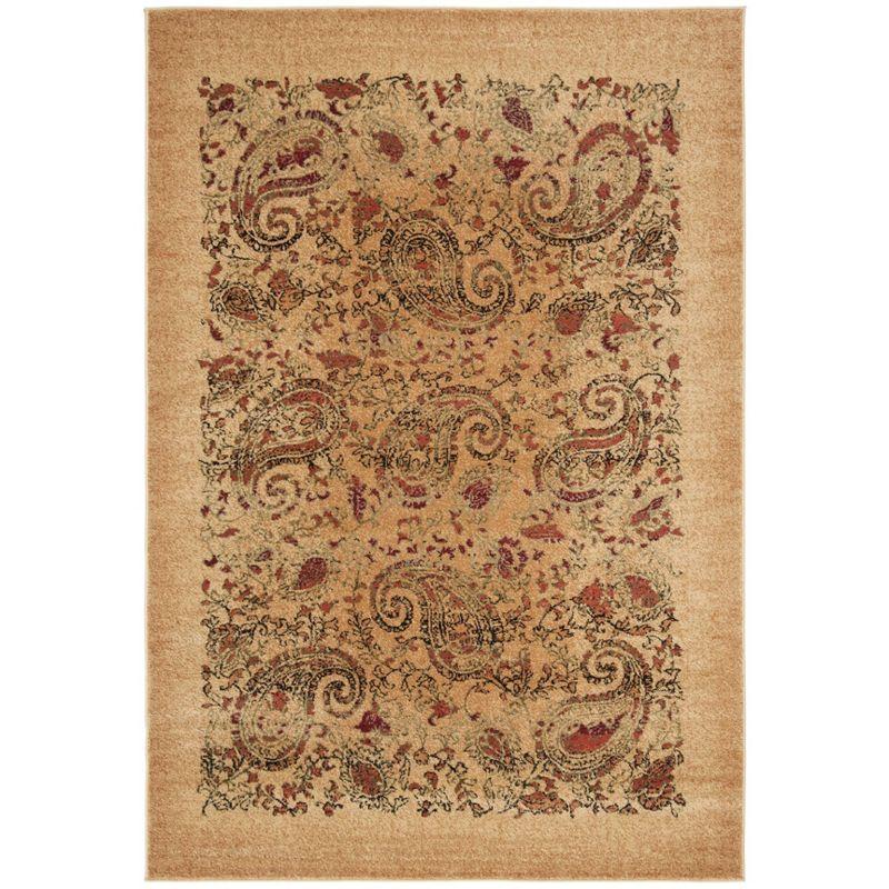 Lyndhurst LNH224 Power Loomed Area Rug - Beige/Multi - 6'x9' - Safavieh